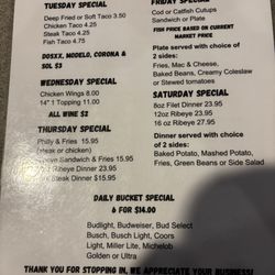 Woody'z Pub & Grill - Menu