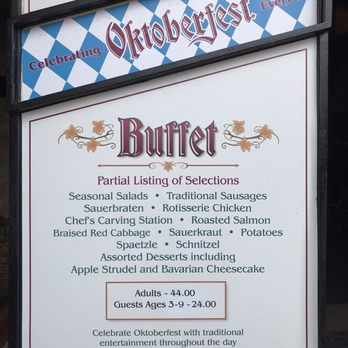 Biergarten Restaurant - Buffet menu - German Near Me - Lake Buena Vista, Florida Biergarten Restaurant - Buffet menu - German Near Me - Lake Buena Vista, Florida