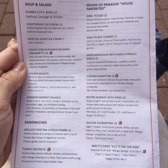 Mango Mangeaux - menu 2 - New American Near Me - Hampton, Virginia