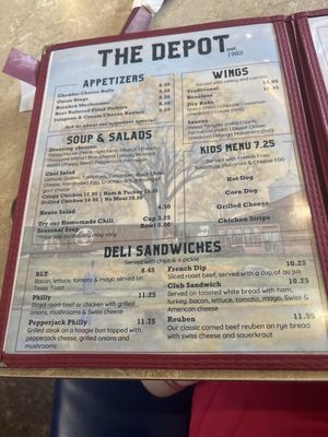 Menu photo 1 Depot Restaurant & Lounge Shenandoah, IA Menu photo 1 Depot Restaurant & Lounge Shenandoah, IA