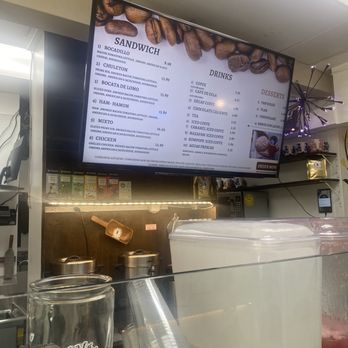 Cafe Cordoba - Menu overhead. - Cafes Near Me - Oakland, California Cafe Cordoba - Menu overhead. - Cafes Near Me - Oakland, California