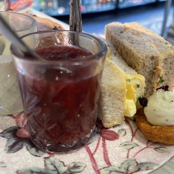 The Palace Tea Room - Sandwiches (mine was tuna and egg salad) - Modern European Near Me - Sydney, NSW