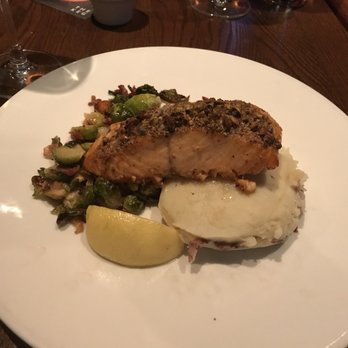 The Keg Steakhouse + Bar - Pistachio crust salmon - Steakhouses Near Me - Burnaby, British Columbia The Keg Steakhouse + Bar - Pistachio crust salmon - Steakhouses Near Me - Burnaby, British Columbia