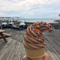 Papa T's Deckside - Chocolate soft serve