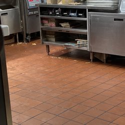 McDonald's - Dirty floors, dirty workspace, expect your stomach to be sick lol