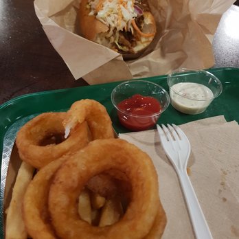 Root Burger - onion ringsss!!! - Sandwiches Near Me - Goleta, California Root Burger - onion ringsss!!! - Sandwiches Near Me - Goleta, California