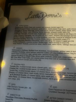Menu photo 1 Little Donna’s Baltimore, MD Menu photo 1 Little Donna’s Baltimore, MD