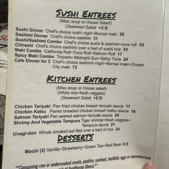 Sushi Cafe - Menu - Sushi Bars Near Me - Ocean City, Maryland