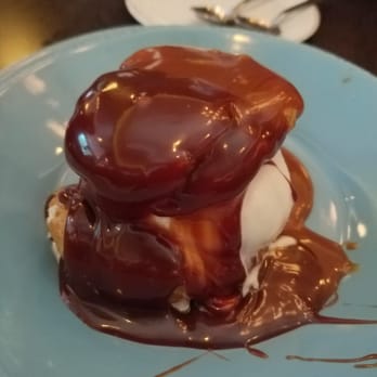 Jim Brady's - Cream puff with housemade Vernor's Ice Cream and Caramel ($5) - American Near Me - Royal Oak, Michigan Jim Brady's - Cream puff with housemade Vernor's Ice Cream and Caramel ($5) - American Near Me - Royal Oak, Michigan
