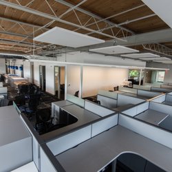 Harris WorkSystems - Space Planning and furnishing office Furniture, Desks, Sit-to-stand desks, Office Chairs, Monitor arms, and cubicles, installed at OEG - 1