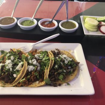 Super Tacos - Left to right- Pastor, Chorizo, Asada. I should have ordered more. Sooo good! - Tacos Near Me - Indianapolis, Indiana Super Tacos - Left to right- Pastor, Chorizo, Asada. I should have ordered more. Sooo good! - Tacos Near Me - Indianapolis, Indiana