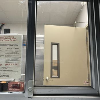 McDonald's - Door bell at the next drive thru window - Burgers Near Me - San Marcos, California