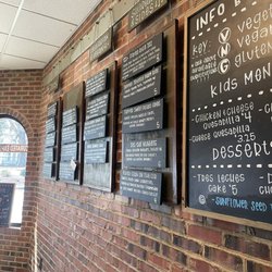 Tangent Eat+Bar - The menu board is along the wall when you enter