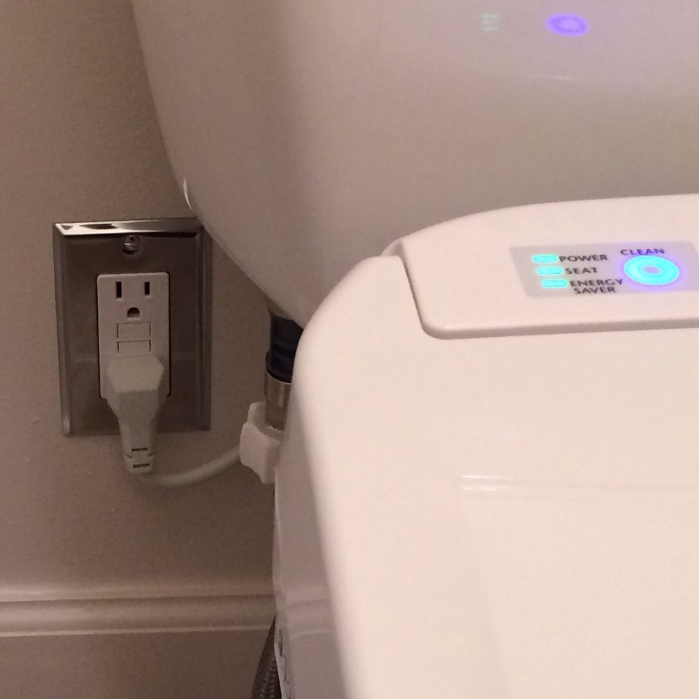 Autumn Electric - The new GFCI power outlet that Autumn Electric installed for my new high tech toilet. Reasonable price and no drywall damage. - Electricians Near Me - Fairfax, Virginia
