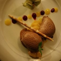 Restaurant Der Fischländer - Mousse au Chocolat mit Mango