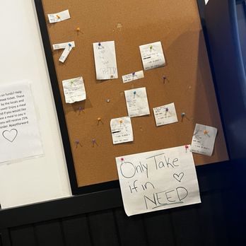 Rich's Famous Burgers - Community Giving Board. Pre-buy a meal for someone that needs it. - Burgers Near Me - Saint James, Missouri