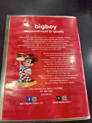 Menu photo 2 Bob's Big Boy Norco, CA Menu photo 2 Bob's Big Boy Norco, CA