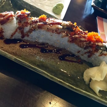 Maki - Black dragon roll with no avocado. - Sushi Bars Near Me - Rockville, Maryland Maki - Black dragon roll with no avocado. - Sushi Bars Near Me - Rockville, Maryland