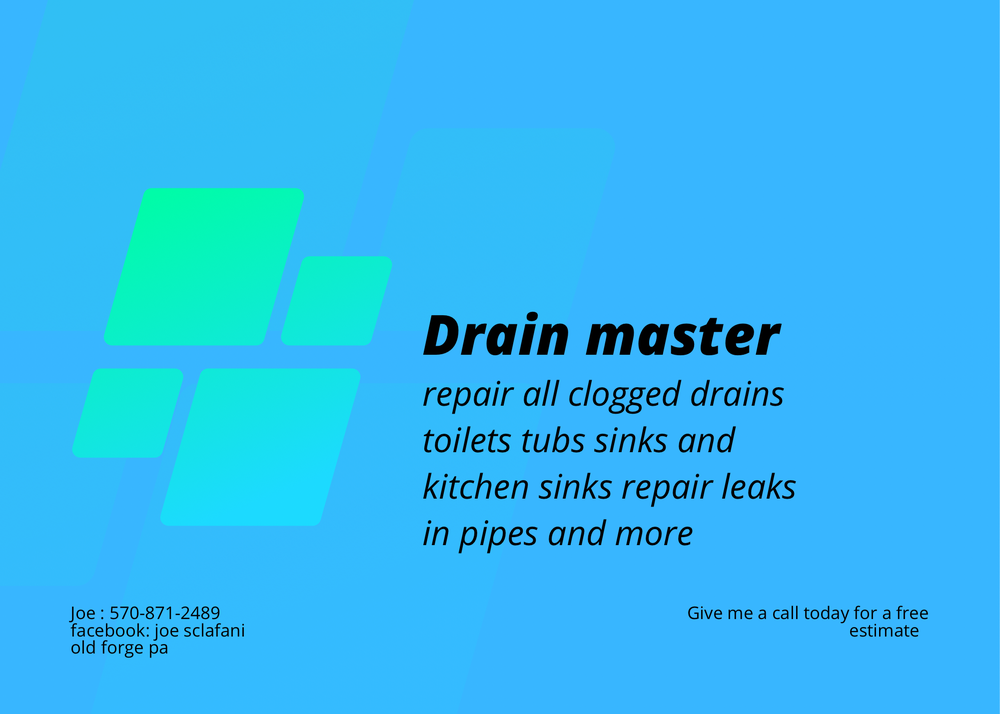 Slide of Drain master