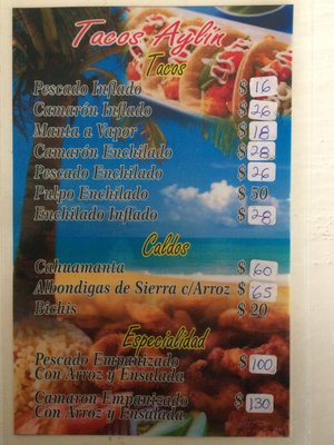 Menu photo 1 Aylin's Taco de Pescado Puerto Peñasco, SON Menu photo 1 Aylin's Taco de Pescado Puerto Peñasco, SON