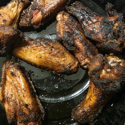 Arrowhead Smoke Works - Wings I believe $14 overlly Cooked