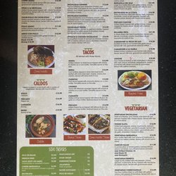 Cancun Fiesta - Menu