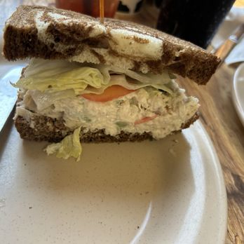 Udderly Divine - Chicken salad with marble bread. - Breakfast & Brunch Near Me - Camp Verde, Arizona Udderly Divine - Chicken salad with marble bread. - Breakfast & Brunch Near Me - Camp Verde, Arizona