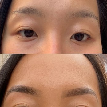 It's All About Maggie Eyebrows - Brow wax and tint (the before photo wasn't taken the same day, but you can see my natural brows aren't it lol) - Waxing Near Me - Chicago, Illinois
