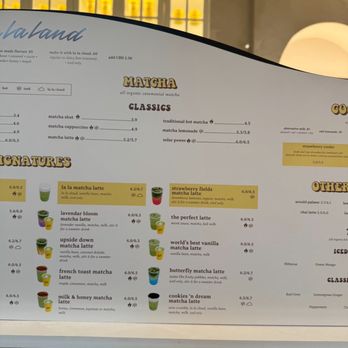La La Land - Menu - Coffee & Tea Near Me - Houston, Texas La La Land - Menu - Coffee & Tea Near Me - Houston, Texas