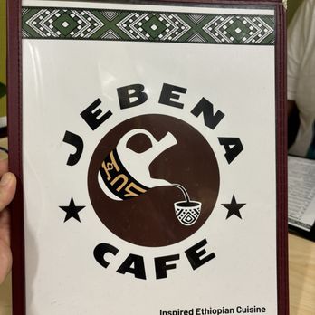 Jebena Cafe - Front of their menu - Ethiopian Near Me - Seattle, Washington