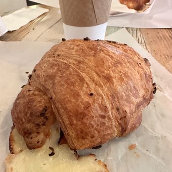 Clyde's Coffee Roasting - Ham and cheese croissant - Coffee Roasteries Near Me - Stateline, Nevada
