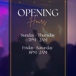 712 Hookah Lounge - Opening Hours
