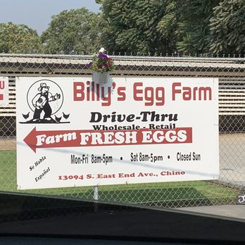 Billy's Egg Farm - Specialty Food Near Me - Chino, California