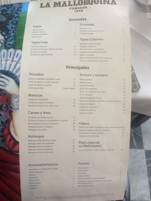 Menu photo 8 La Mallorquina San Juan, PR Menu photo 8 La Mallorquina San Juan, PR