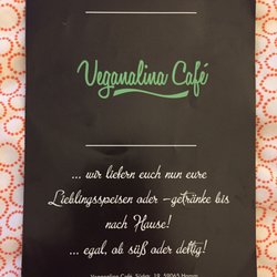Veganalina - Karte Vorderansicht