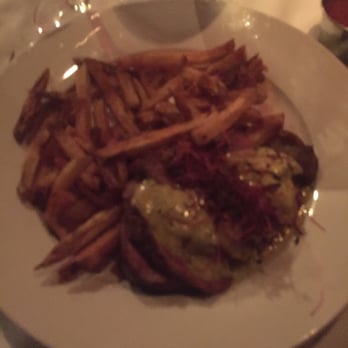 Mooncussers Tavern - Steak Frites- photo does not do it justice. - Tapas Bars Near Me - Harwich Port, Massachusetts Mooncussers Tavern - Steak Frites- photo does not do it justice. - Tapas Bars Near Me - Harwich Port, Massachusetts