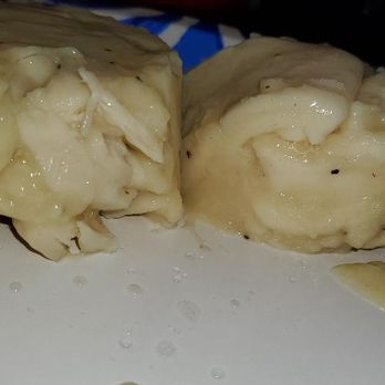 Cracker Barrel Old Country Store - Side View of Dumplings right out of the To-Go Containers - Breakfast & Brunch Near Me - Greenville, Texas Cracker Barrel Old Country Store - Side View of Dumplings right out of the To-Go Containers - Breakfast & Brunch Near Me - Greenville, Texas