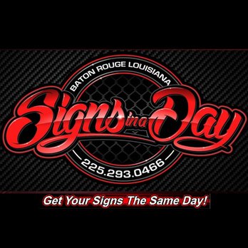 Signs In A Day - Logo - Graphic Design Near Me - Baton Rouge, Louisiana Signs In A Day - Logo - Graphic Design Near Me - Baton Rouge, Louisiana