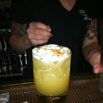 The Salted Pig - Kalie making' a kick-ass Whiskey Sour! Go Girl!! - Gastropubs Near Me - Riverside, California The Salted Pig - Kalie making' a kick-ass Whiskey Sour! Go Girl!! - Gastropubs Near Me - Riverside, California