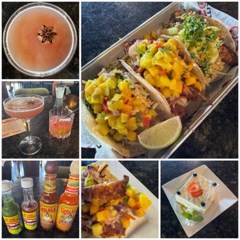 Taco Caballito Tequileria - Seafood sampler: Mahi Mahi Taco, Coconut Shrimp Taco, Sea bass Taco. Mmmmmmm! Tres Leches Cake. Seasonal cocktail. Hot Sauce options. - Tacos Near Me - Cape May, New Jersey Taco Caballito Tequileria - Seafood sampler: Mahi Mahi Taco, Coconut Shrimp Taco, Sea bass Taco. Mmmmmmm! Tres Leches Cake. Seasonal cocktail. Hot Sauce options. - Tacos Near Me - Cape May, New Jersey