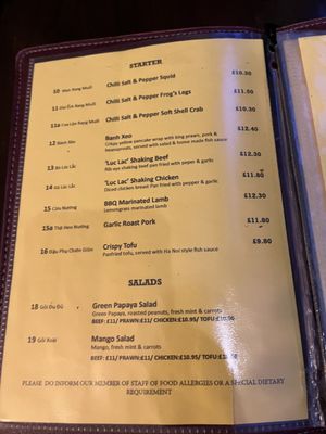Menu photo 6 Com Viet London, XGL