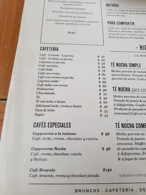 Menu photo 6 Nucha Buenos Aires, C