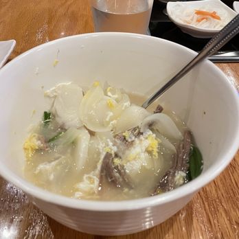 Cafe Korea - 16. Rice Cake Soup - Korean Near Me - Fishers, Indiana