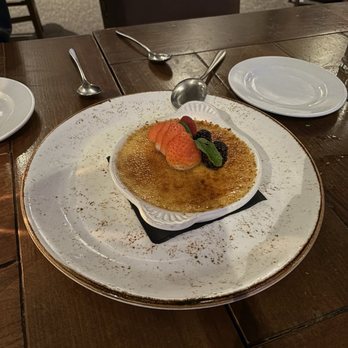 Spaghettini - Crème brulee - Italian Near Me - Seal Beach, California Spaghettini - Crème brulee - Italian Near Me - Seal Beach, California