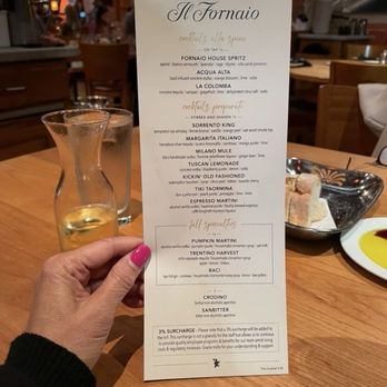 Il Fornaio - Cocktails/Specialty Drinks Menu 10/22/25 - Italian Near Me - Burlingame, California Il Fornaio - Cocktails/Specialty Drinks Menu 10/22/25 - Italian Near Me - Burlingame, California