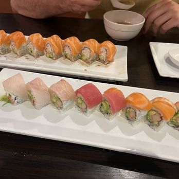 O Sushi Restaurant - rainbow roll & red dragon roll & miso soup! - Sushi Bars Near Me - Tucson, Arizona