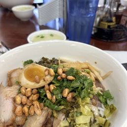 B. Ultimate Guilin Rice Noodle with Special Sauce (House Special) and Soup on the Side B. Ultimate Guilin Rice Noodle with Special Sauce (House Special) and Soup on the Side