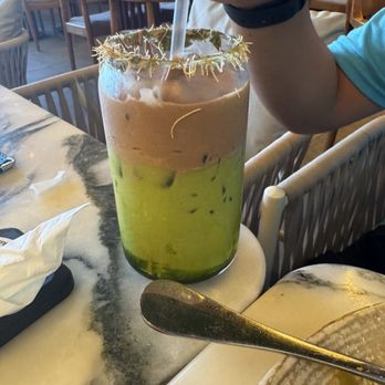 Zeytin - Matcha latte with Pistachio Baklava - Mediterranean Near Me - Myrtle Beach, South Carolina Zeytin - Matcha latte with Pistachio Baklava - Mediterranean Near Me - Myrtle Beach, South Carolina