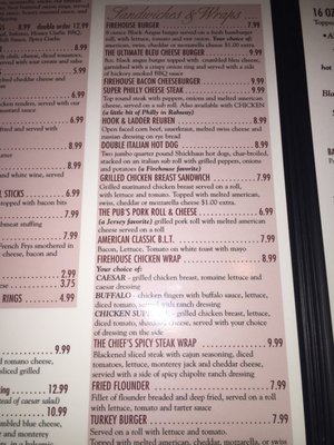Menu photo 8 Firehouse Eatery & Pub Rahway, NJ