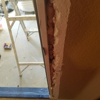 Yack Construction - Didn't replace the 1x4 and let the screws just float in the air. - General Contractors Near Me - Las Vegas, Nevada